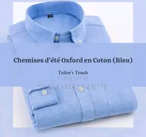 Photo - Chemises D’Été Oxford en Coton