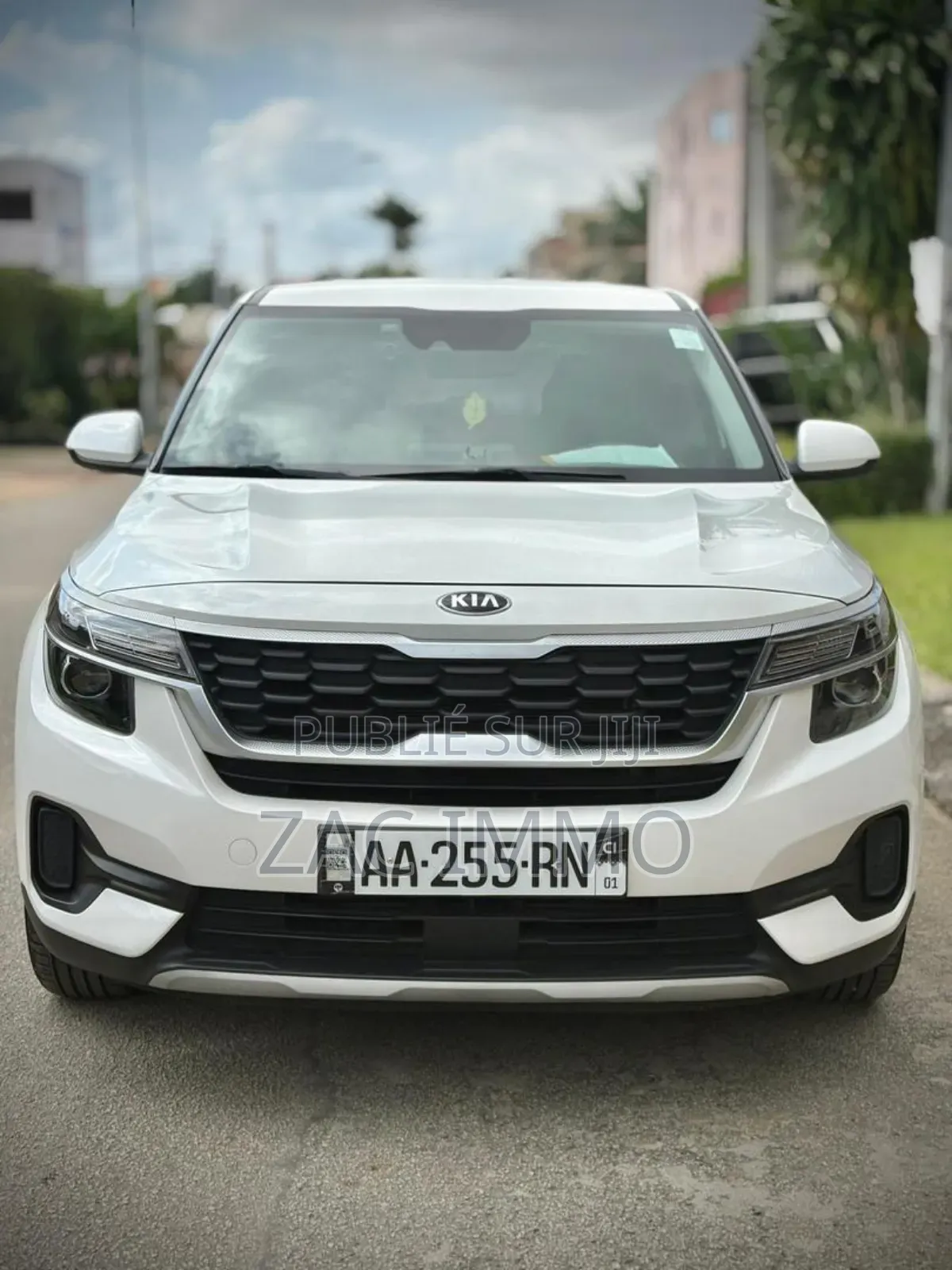 Kia Seltos 1.4 T-GDI 2021 Blanc cassé