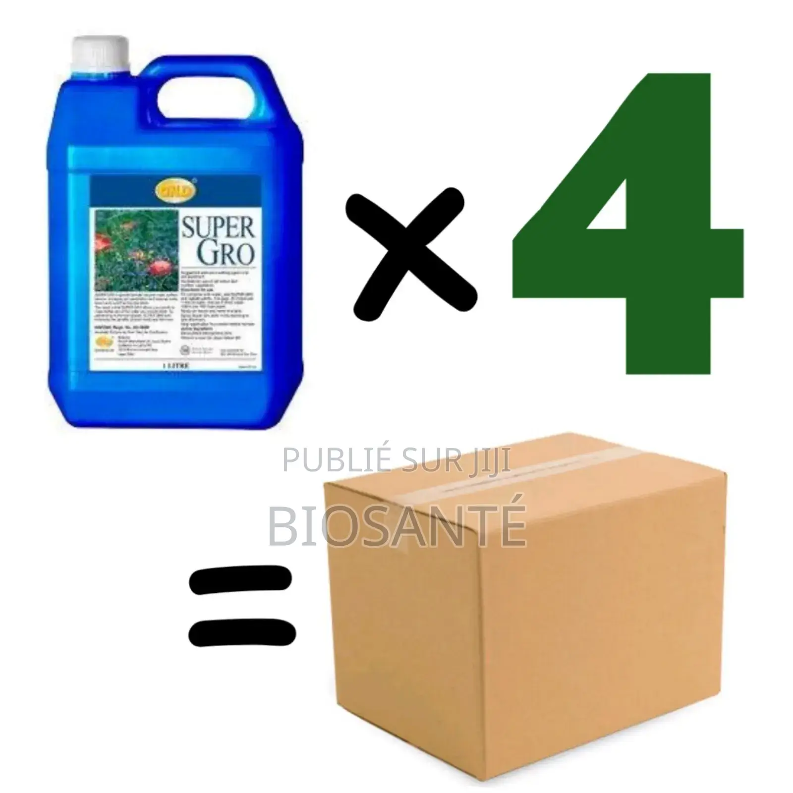 Super Gro Original (Bidon Bleu 100% Bio 1 Carton)