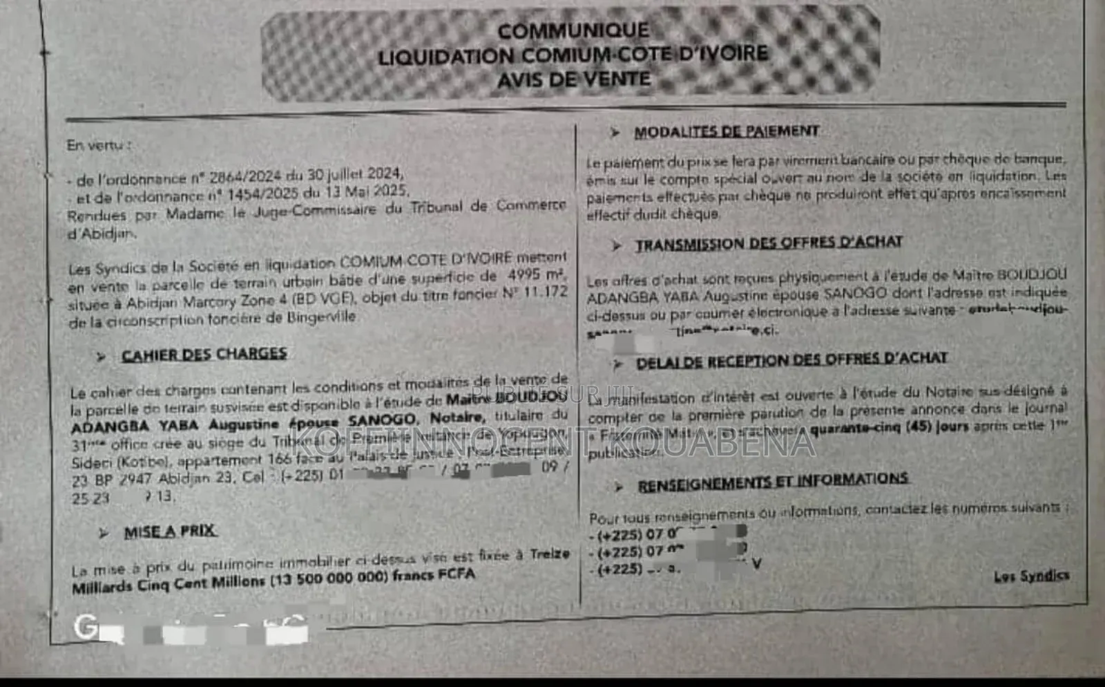 Vente De Réseau De Communication