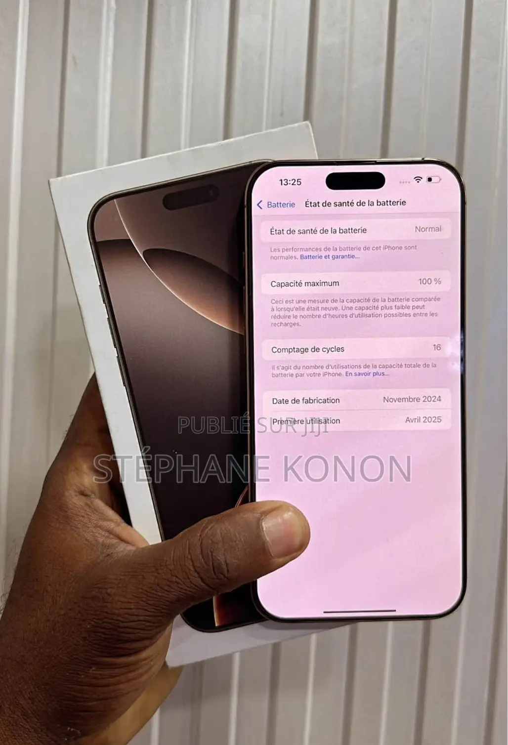 Neuf Pomme iPhone 16 Pro Max 256 GB Doré