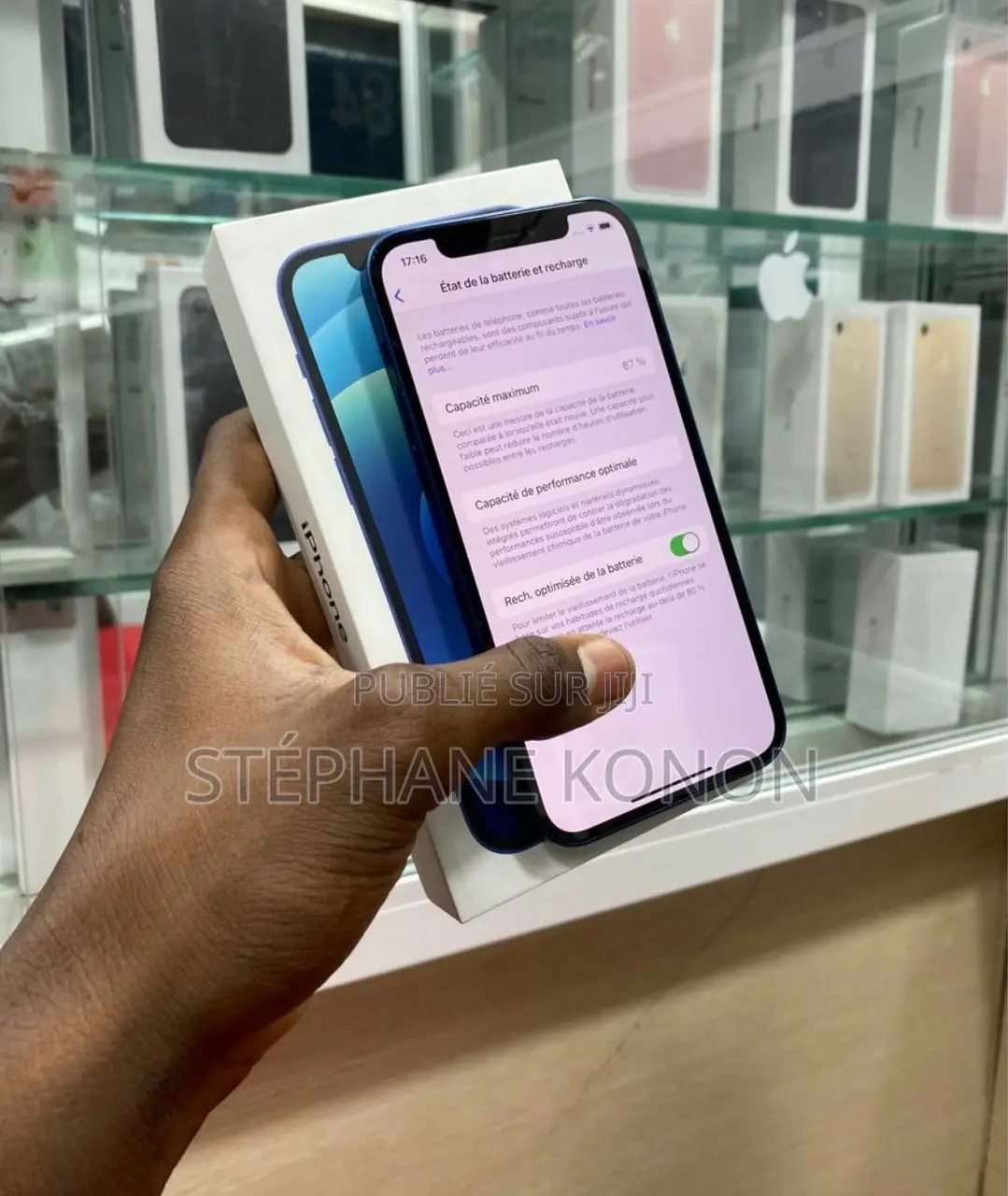 Neuf Pomme iPhone 12 128 GB Bleu