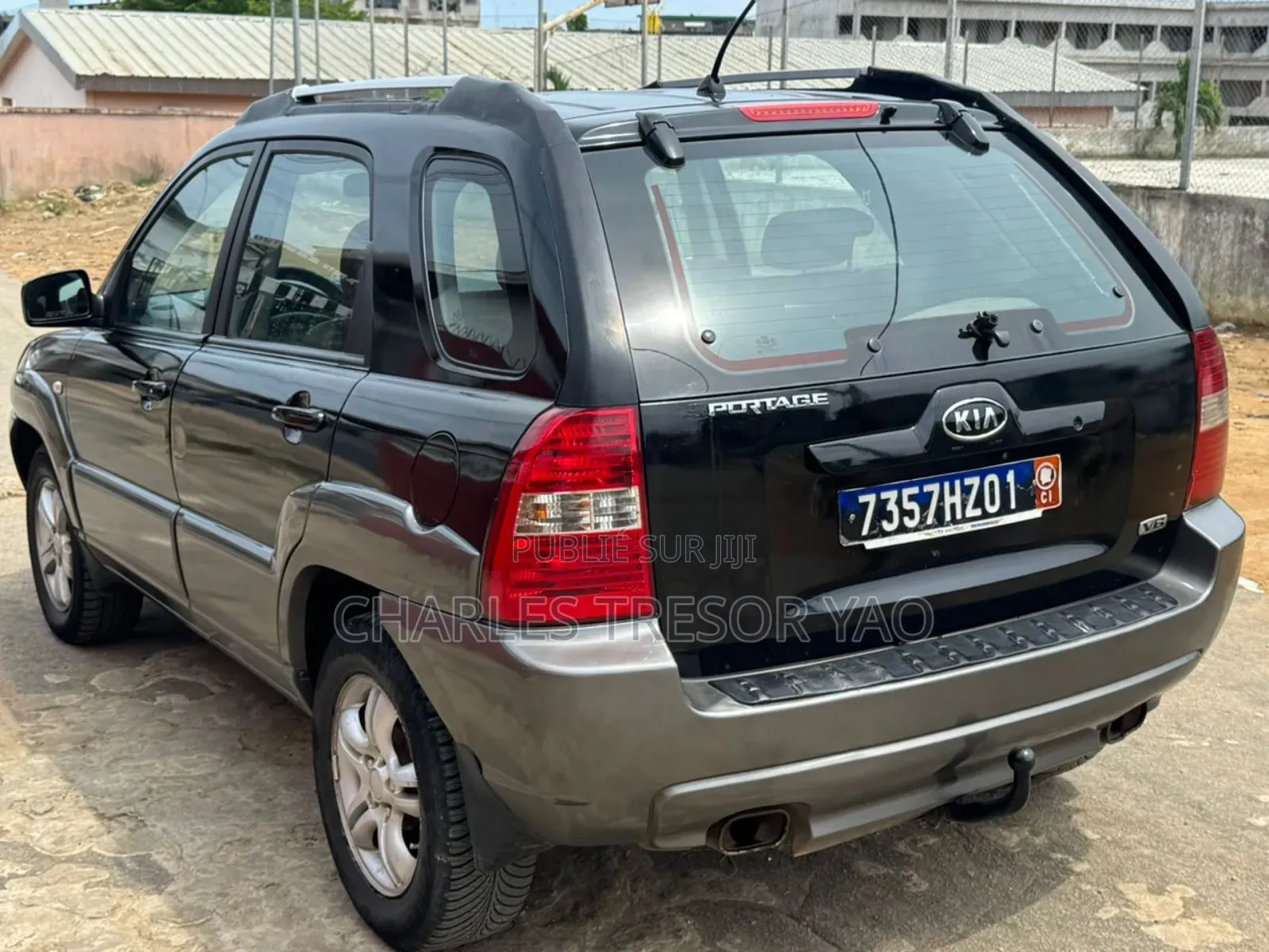 Kia Sportage EX 4dr SUV 4x2 (2.7L 6cyl 4A) 2005 Noir