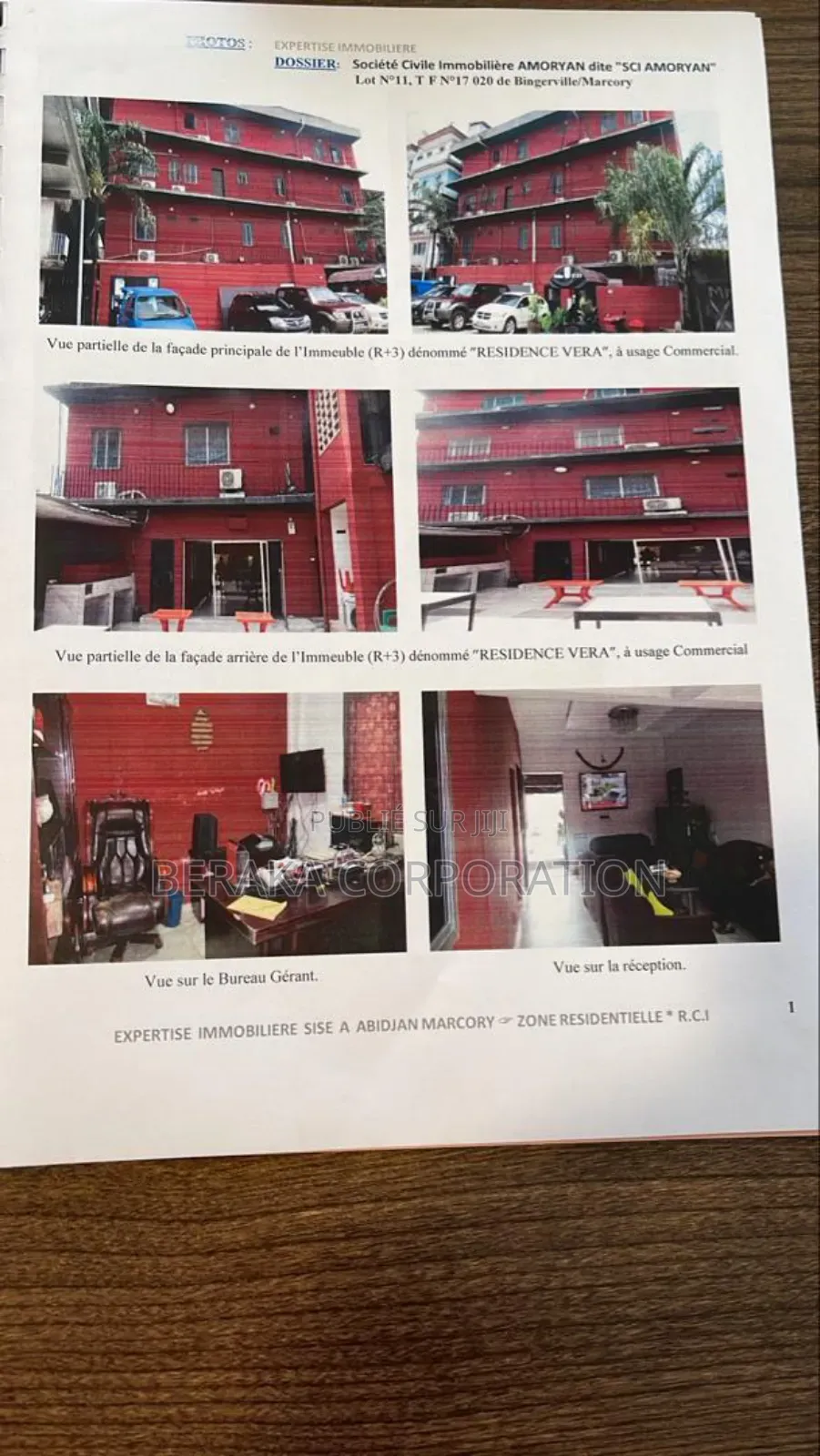 Hotel R+3 en Vente a Marcory Residentiel