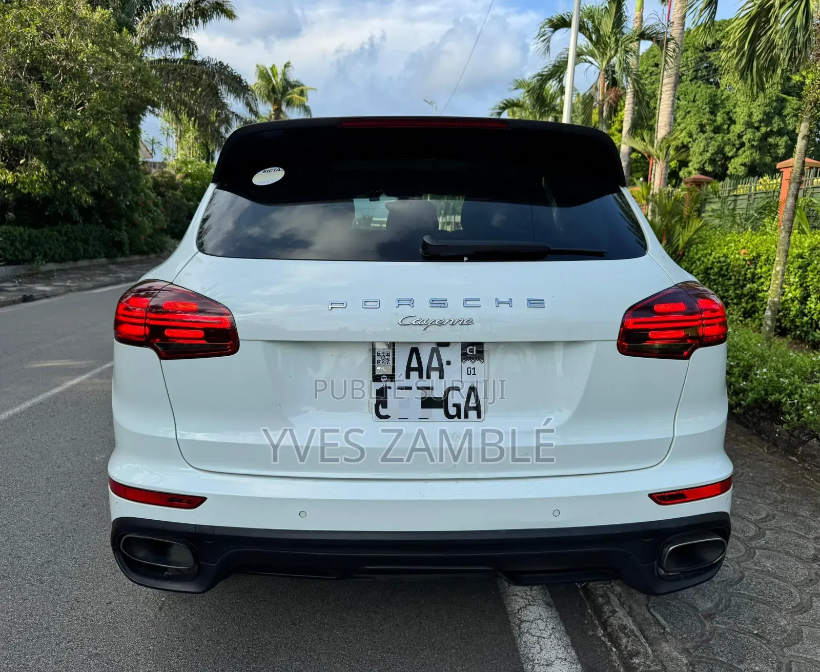 Porsche Cayenne 2018 Blanc