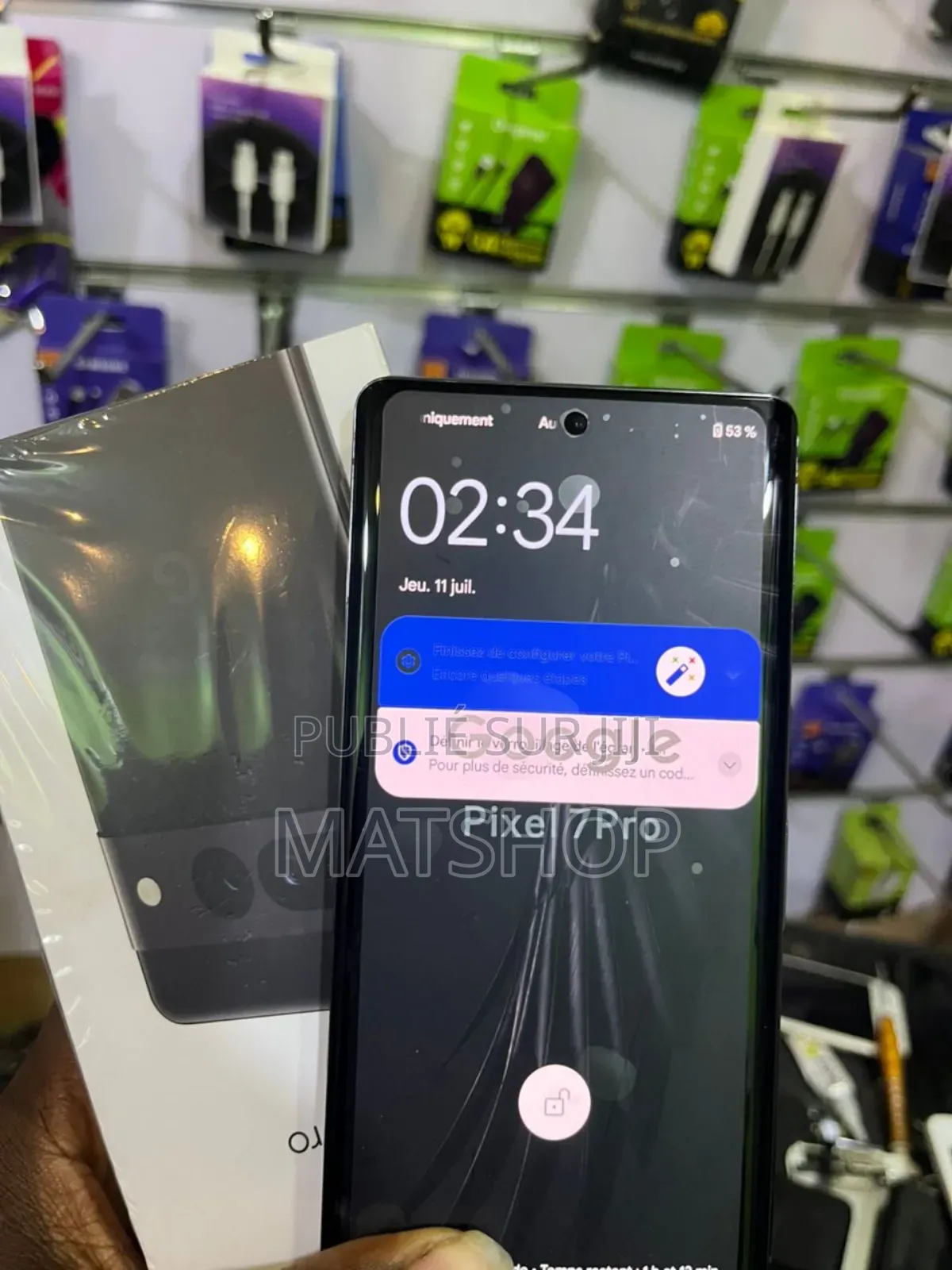 New Google Pixel 7 Pro 128 GB Noir