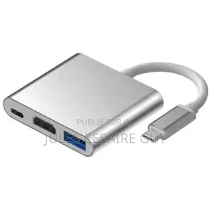 Photo - Adaptateur Usb Type-C 3 en 1 to HDTV