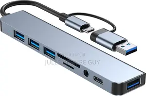 Photo - Adaptateur Type-C 8 en 2