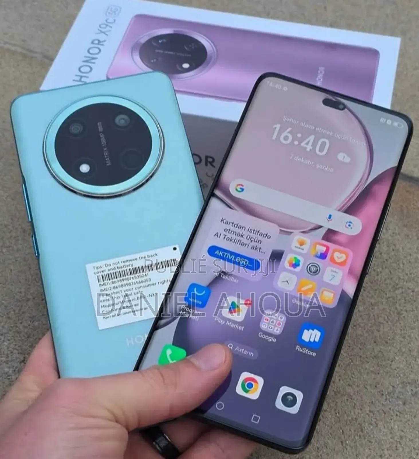 New Honor X9c 256 GB Noir