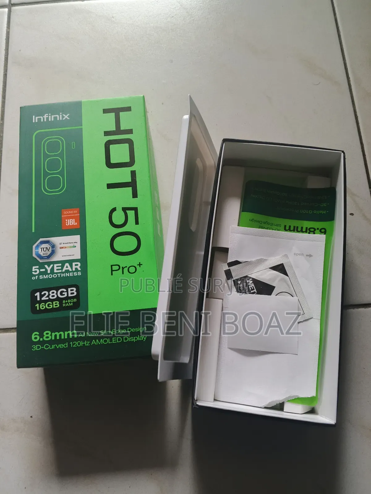 New Infinix Hot 50 Pro+ 4G 128 GB Bleu
