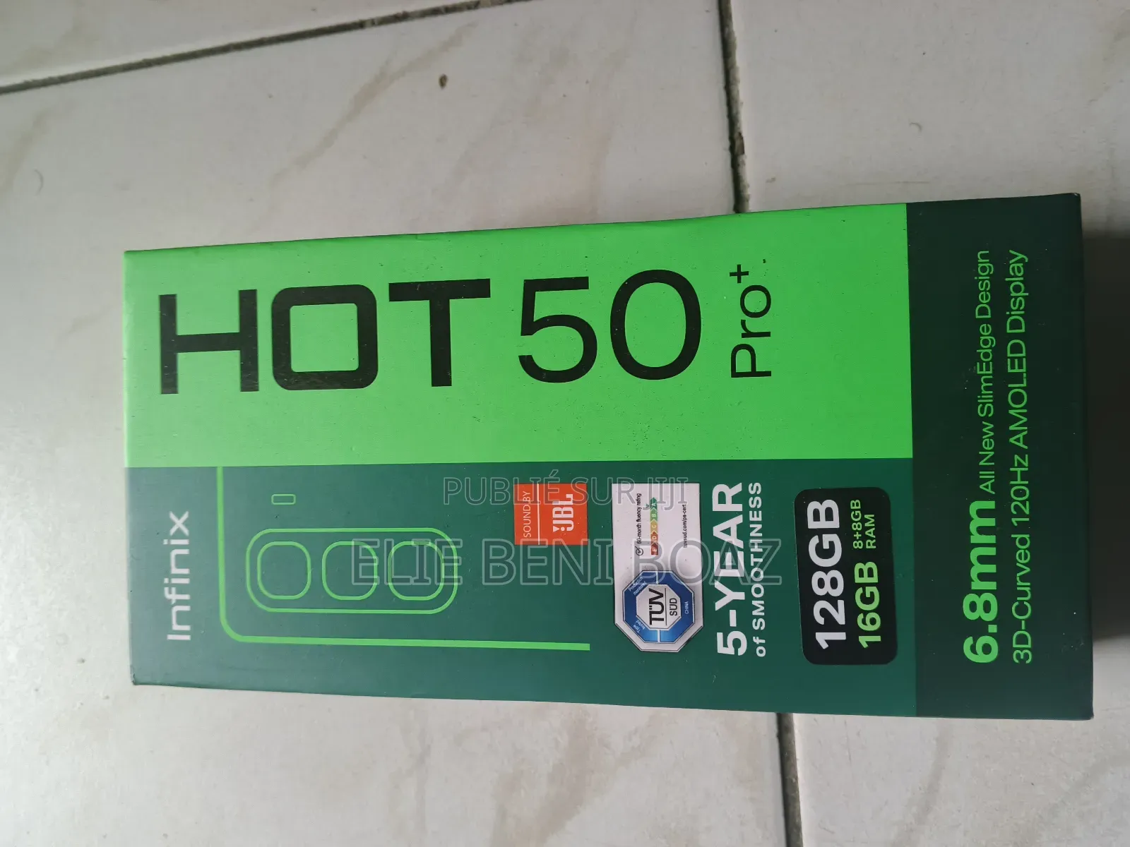 New Infinix Hot 50 Pro+ 4G 128 GB Bleu