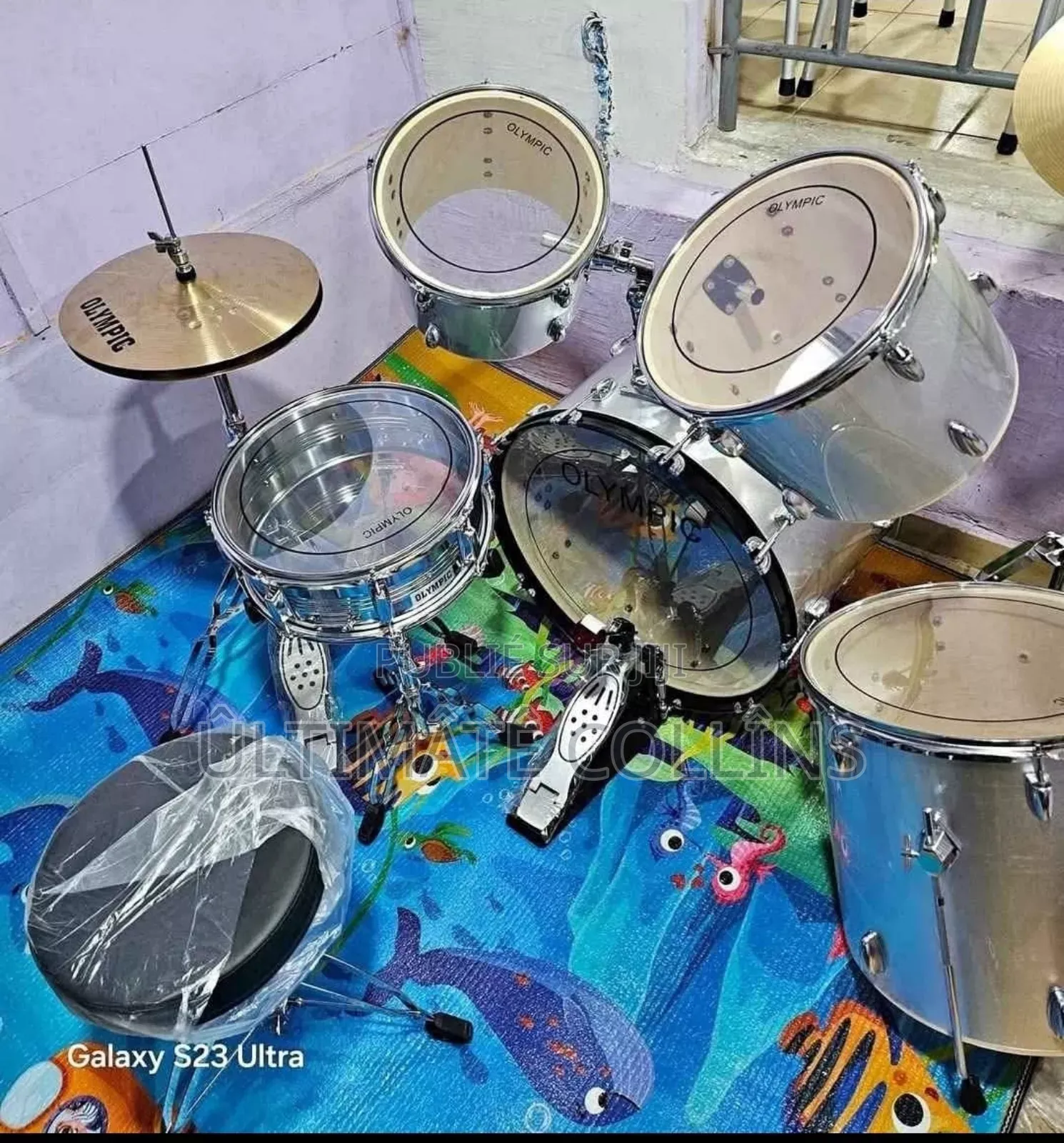 Batterie Complèt Olympic Couleur Argent