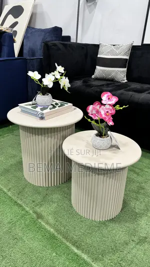 Photo - 2 Tables Gigognes "Eino" Beige,
