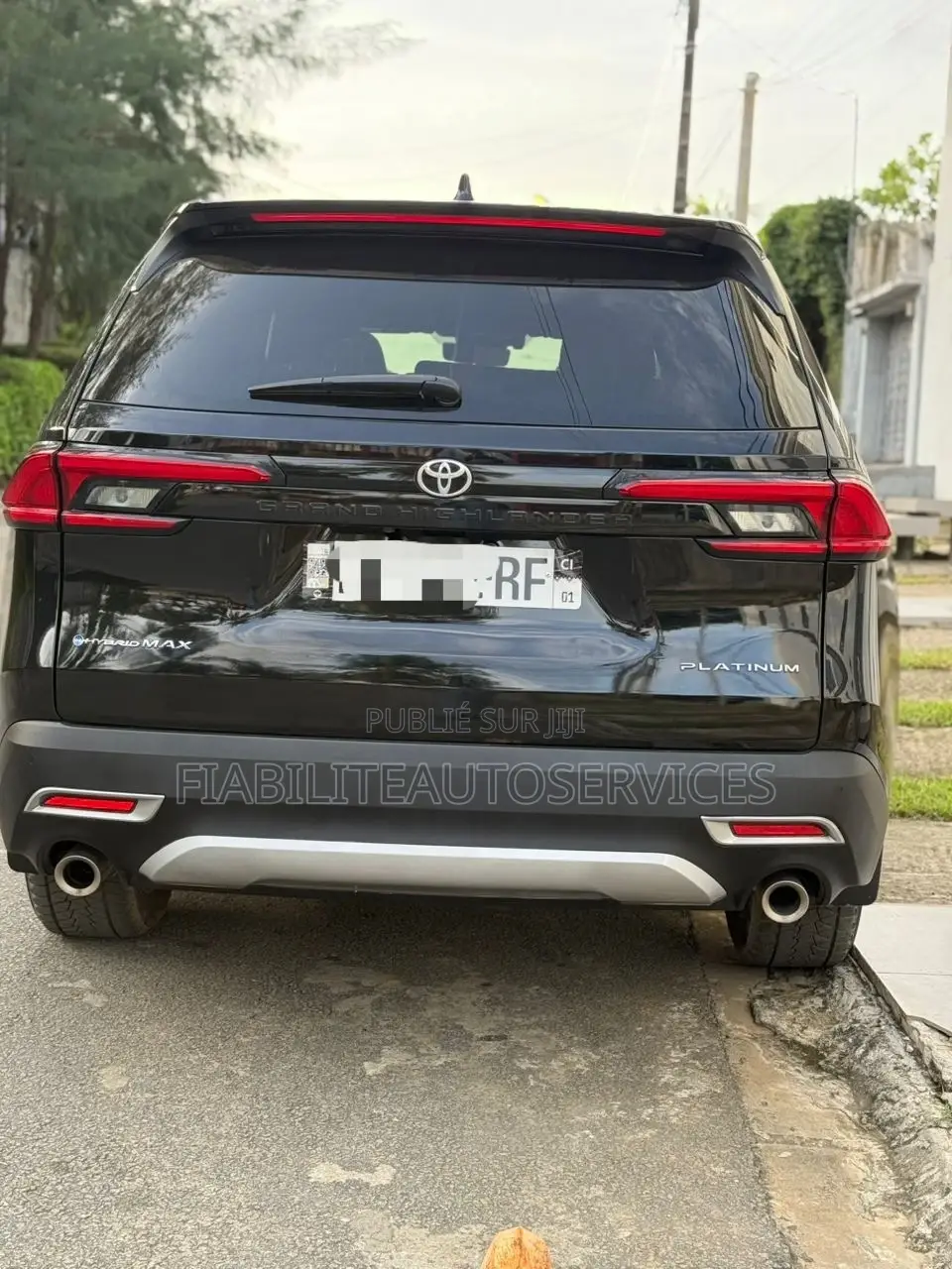 Toyota Grand Highlander Hybrid 2024 Noir