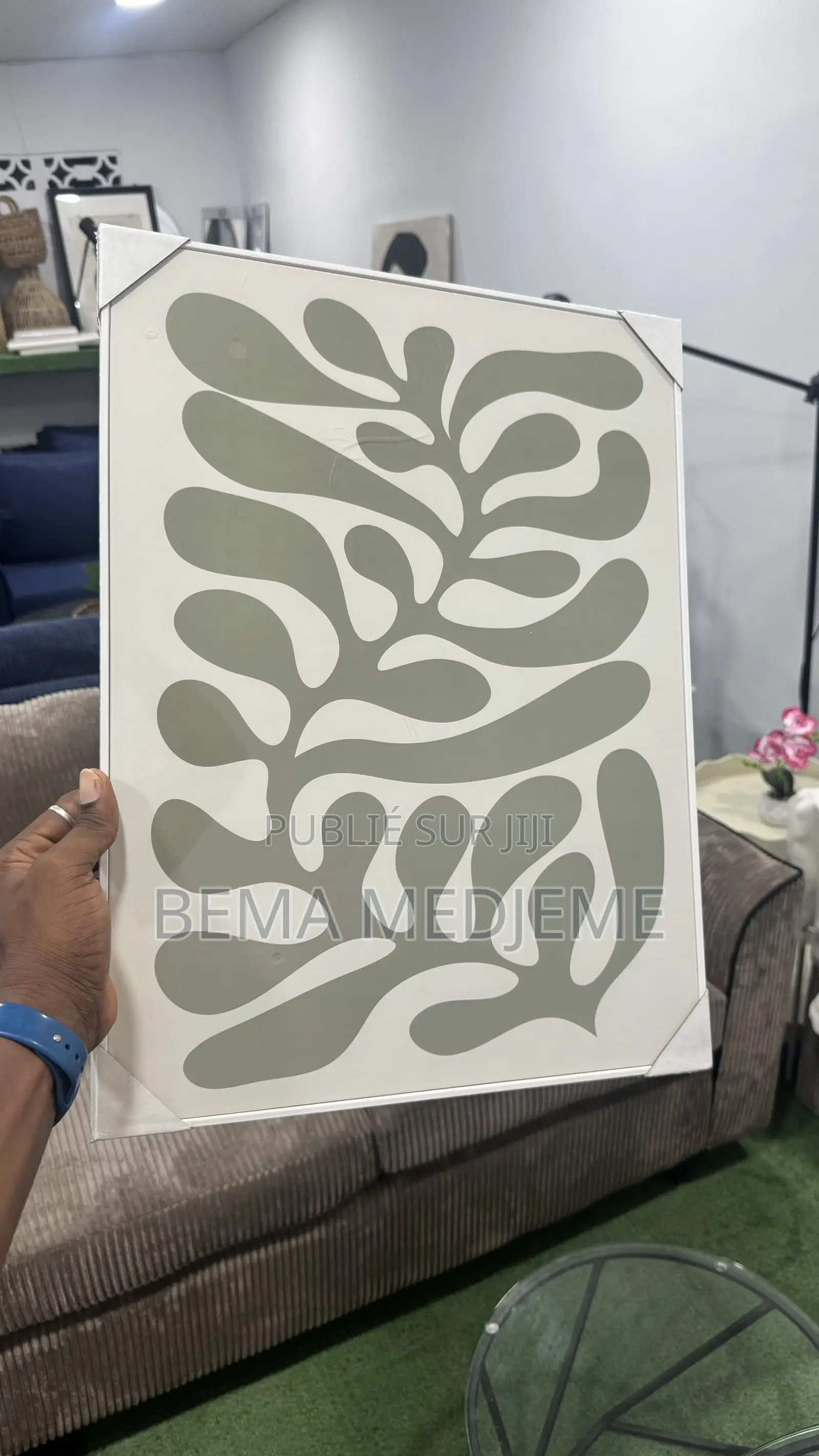 Tableau Décoratif « Cadre Avec Imprimé Moderne »