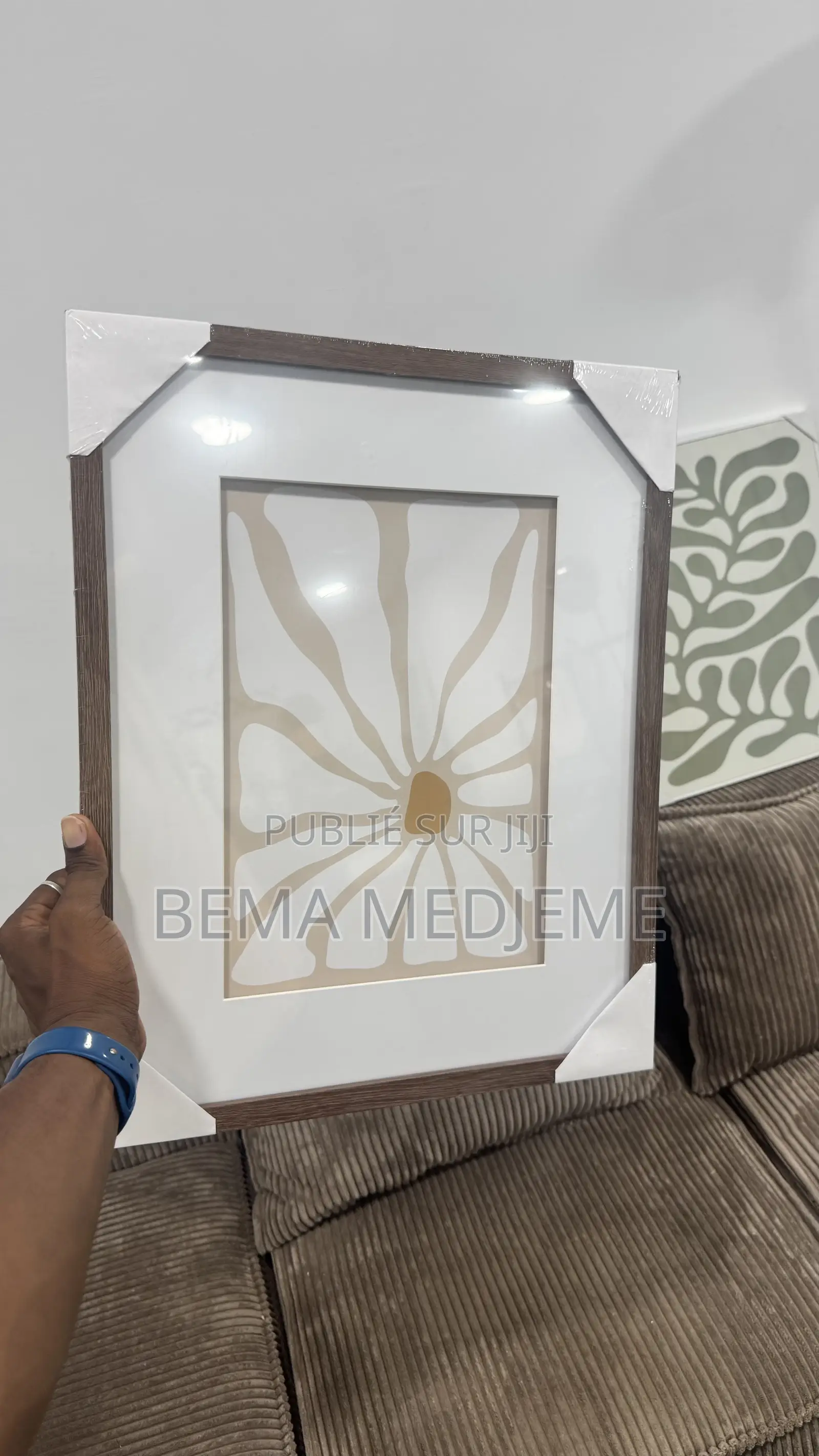 Tableau Décoratif « Cadre Avec Imprimé Moderne »