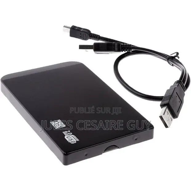 Boîtier Externe Adaptateur Disque Dur USB 2.0 SATA - Pour HDD 2.5 Pouces Jusqu'à 2TB - Neuf, Plug-and-play