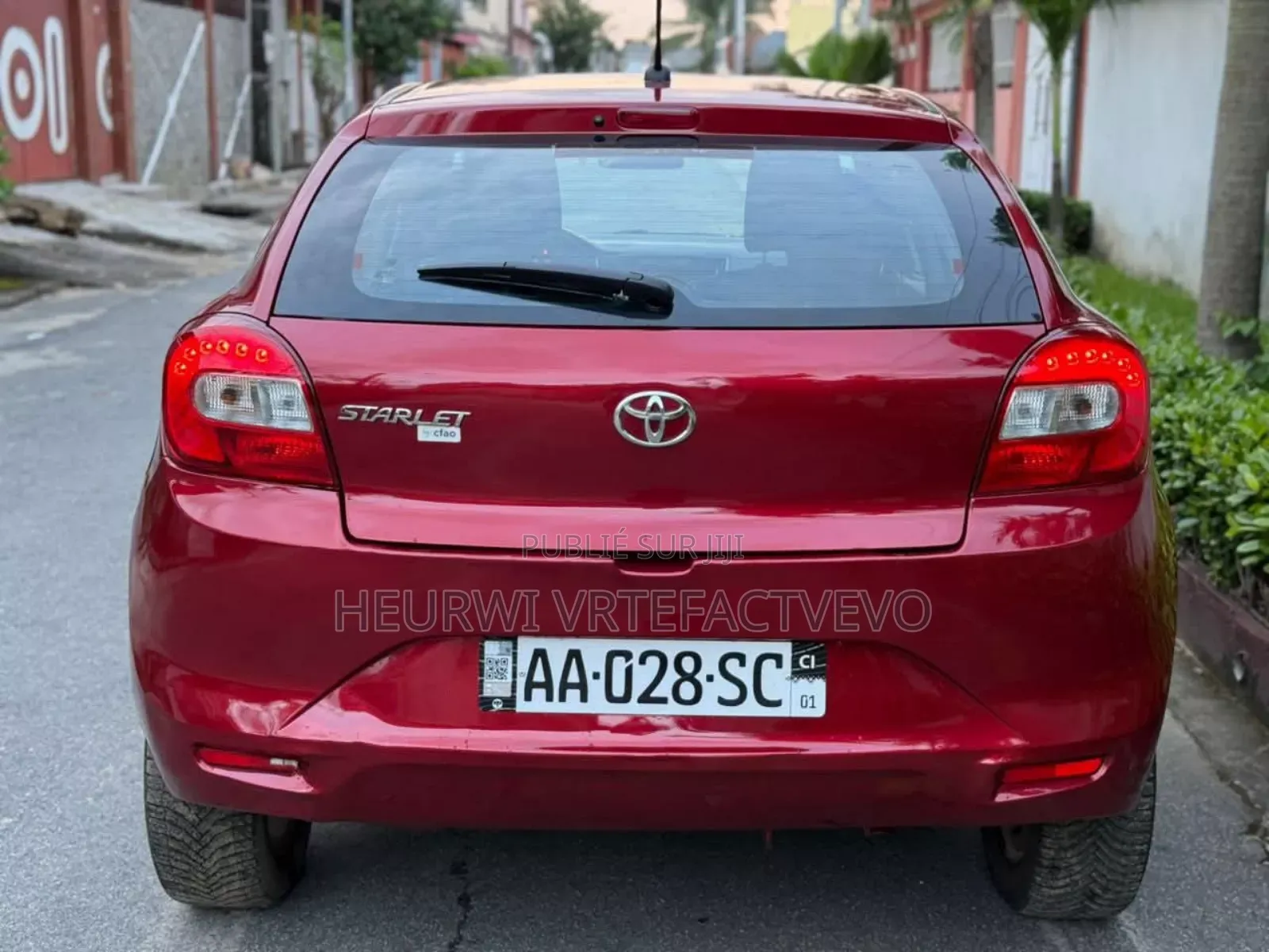 Toyota Starlet 2022 Rouge