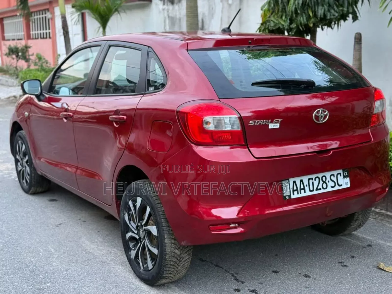 Toyota Starlet 2022 Rouge