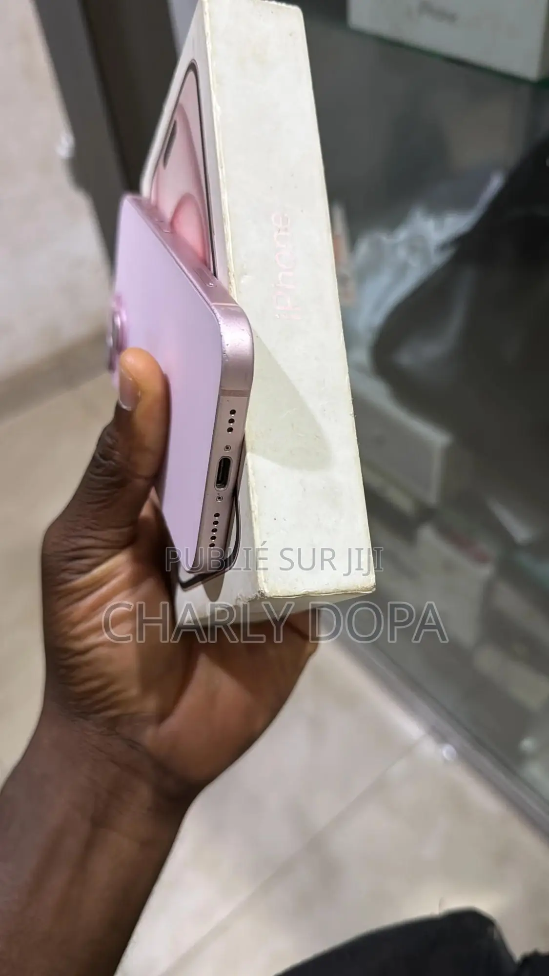 Pomme iPhone 15 128 GB Rose