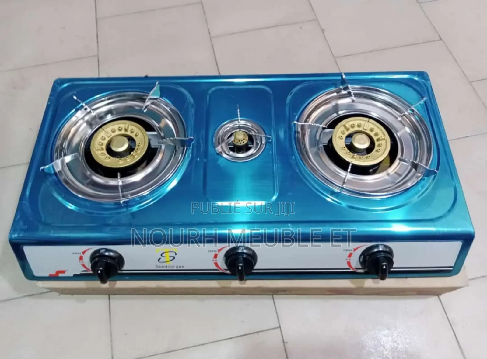 Cuisinière Inox 3 Feux Automatiques