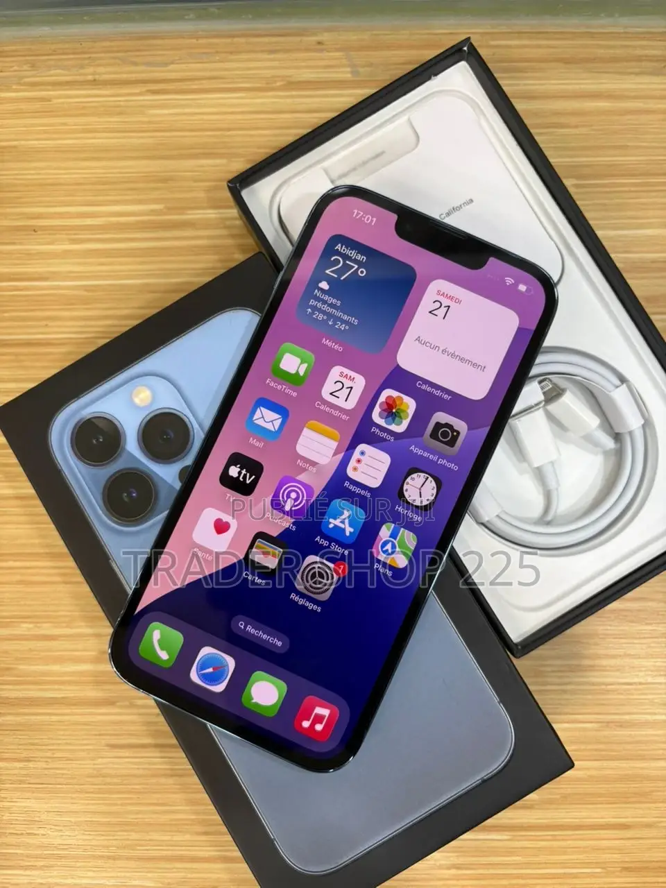 New Pomme iPhone 13 Pro 256 GB Gris