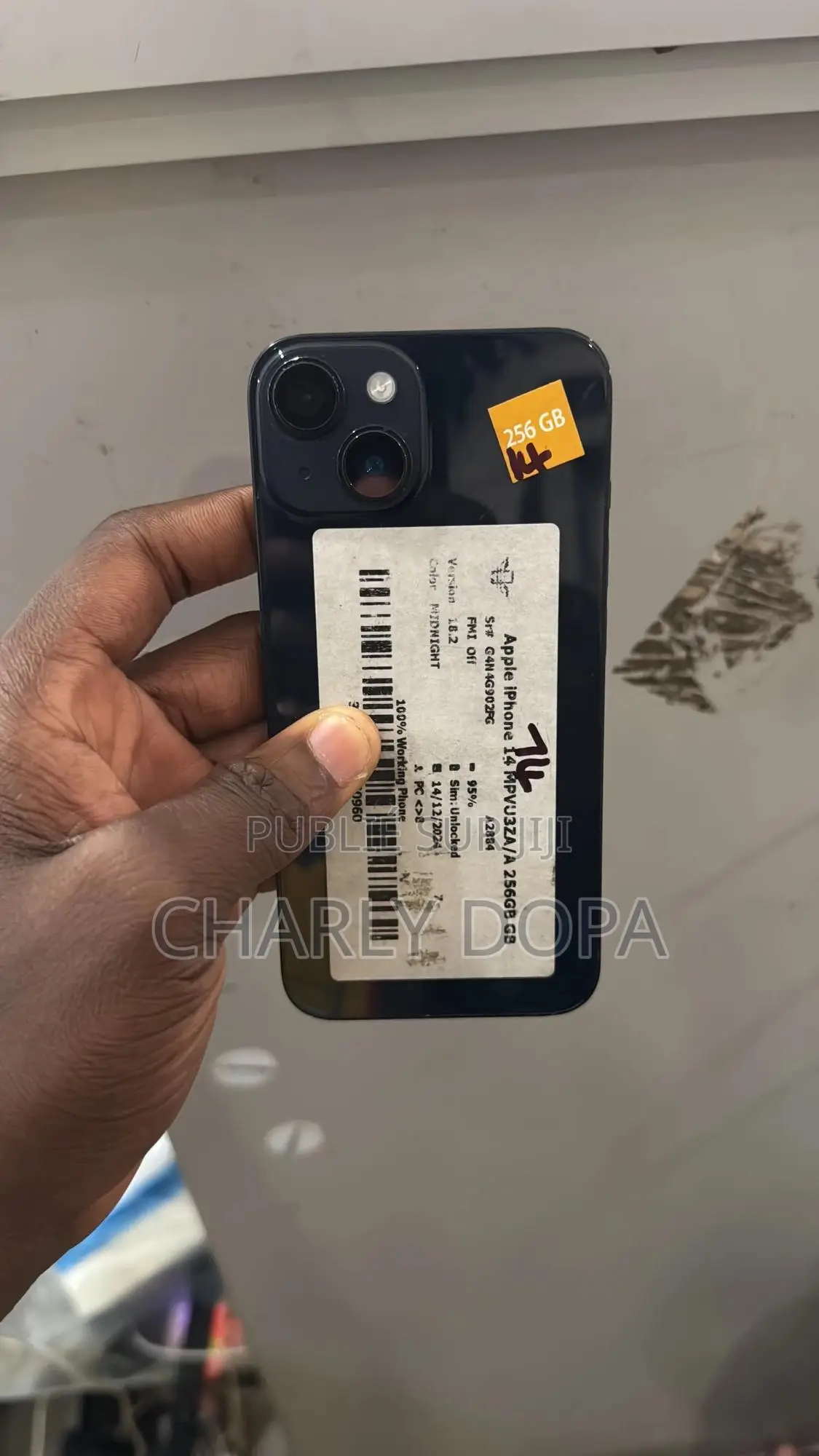 Apple iPhone 14 256 GB Noir