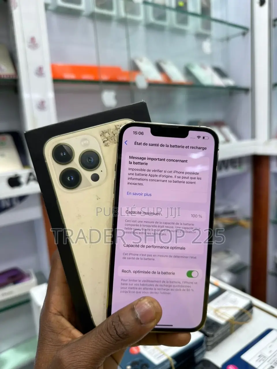 New Pomme iPhone 13 Pro 128 GB Doré