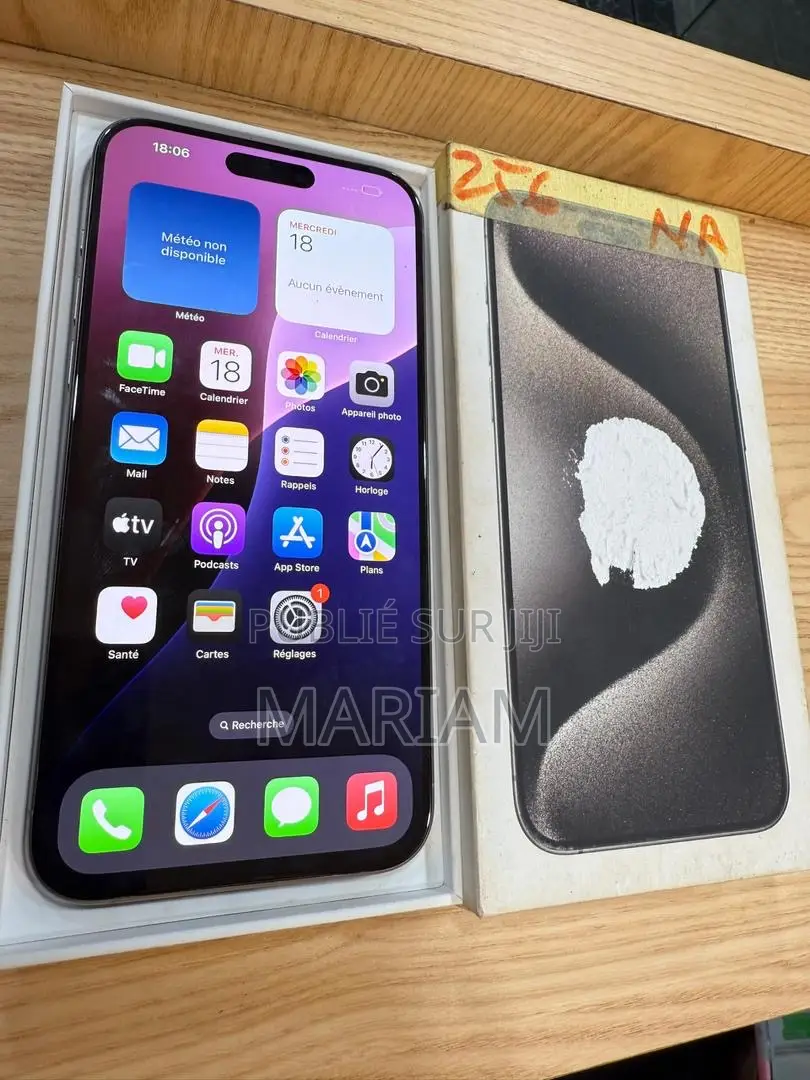 New Pomme iPhone 15 Pro Max 256 GB Gris