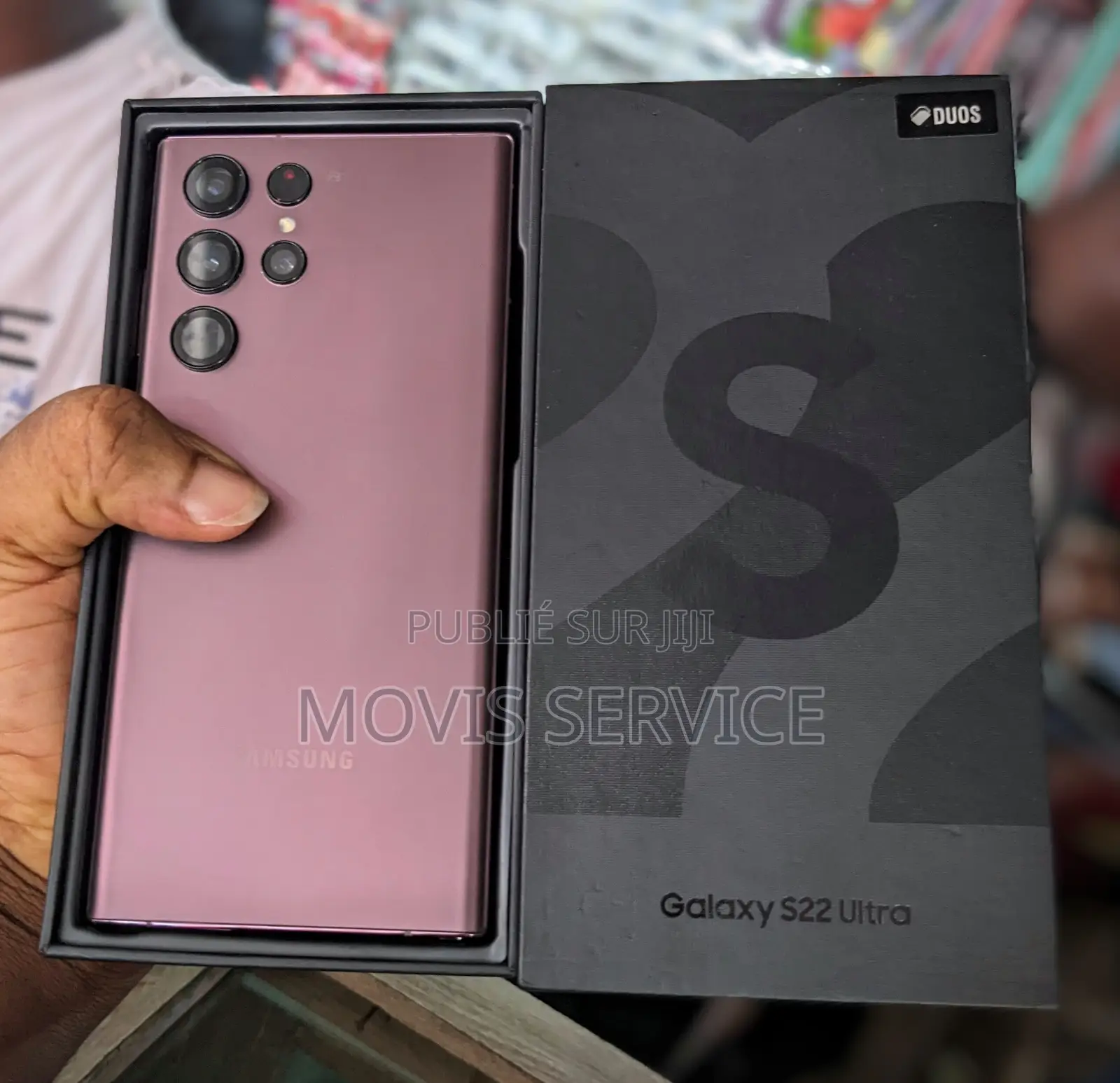 New Samsung Galaxy S22 Ultra 5G 256 GB Or rose