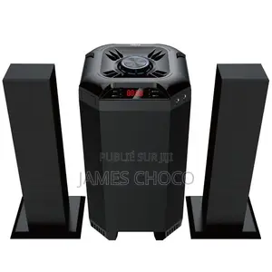 Photo - Woofer Sp-8907 – Chaîne Hifi – Noir – Garantie 03 Mois