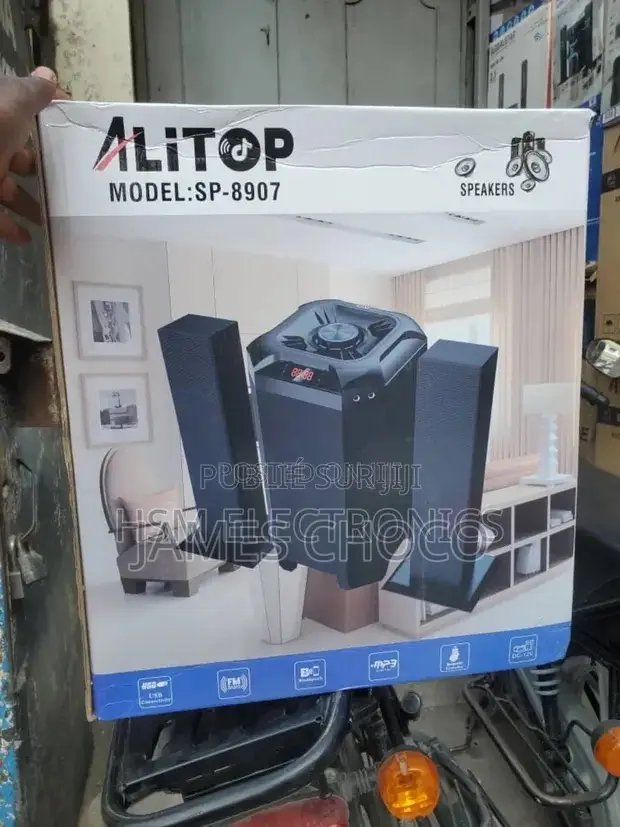 Woofer Sp-8907 – Chaîne Hifi – Noir – Garantie 03 Mois