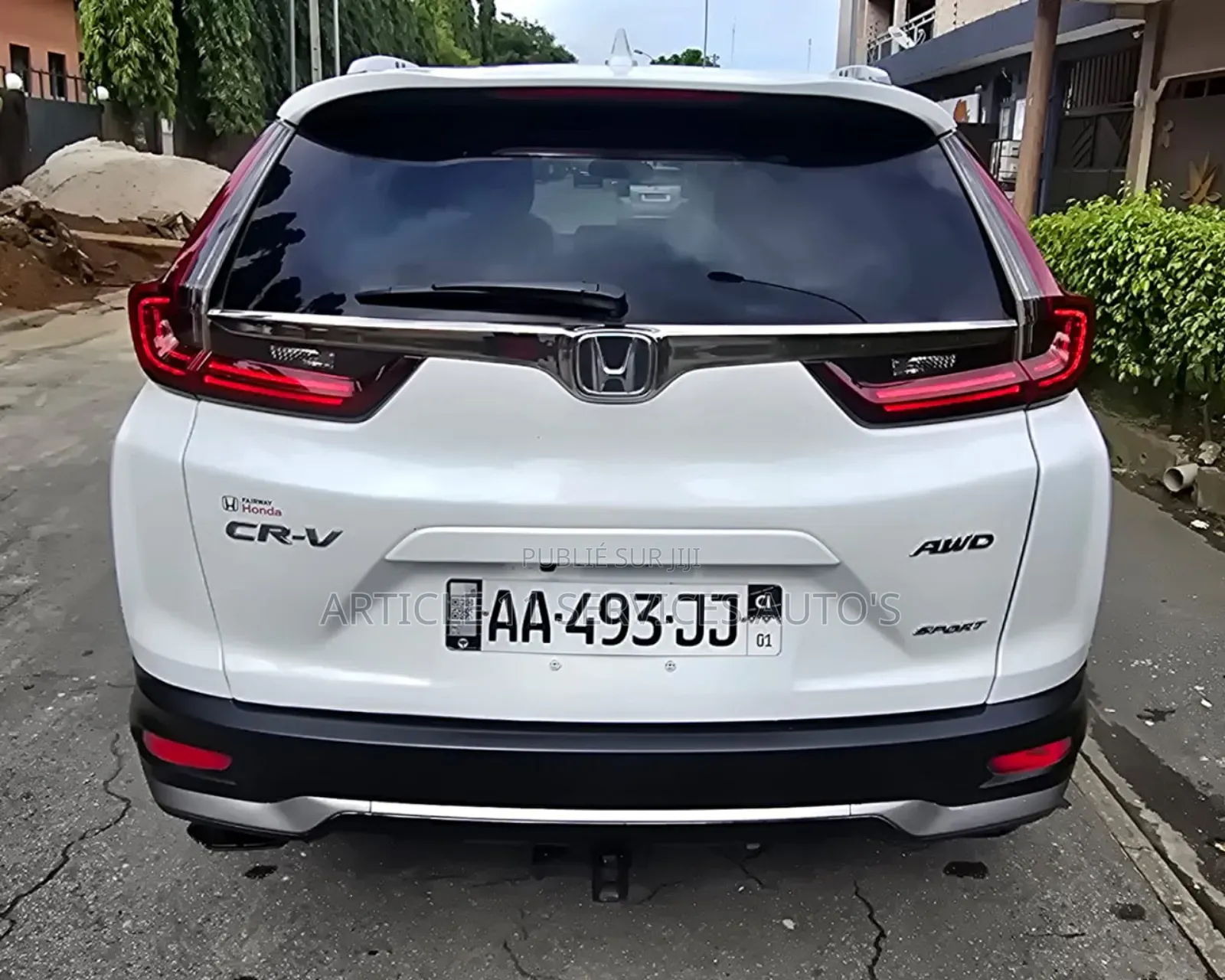 Honda CR-V EX AWD 2020 Blanc