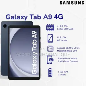 New Samsung Galaxy Tab A9 64 GB Black