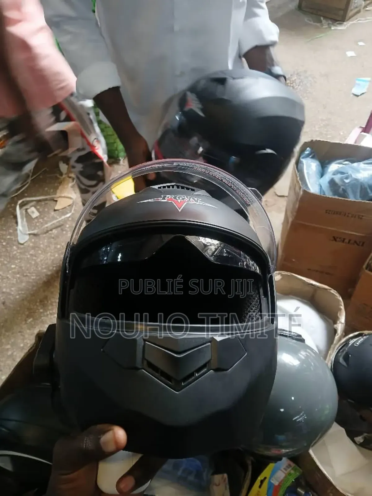 Casque De Moto Avec Bluetooth Intégré