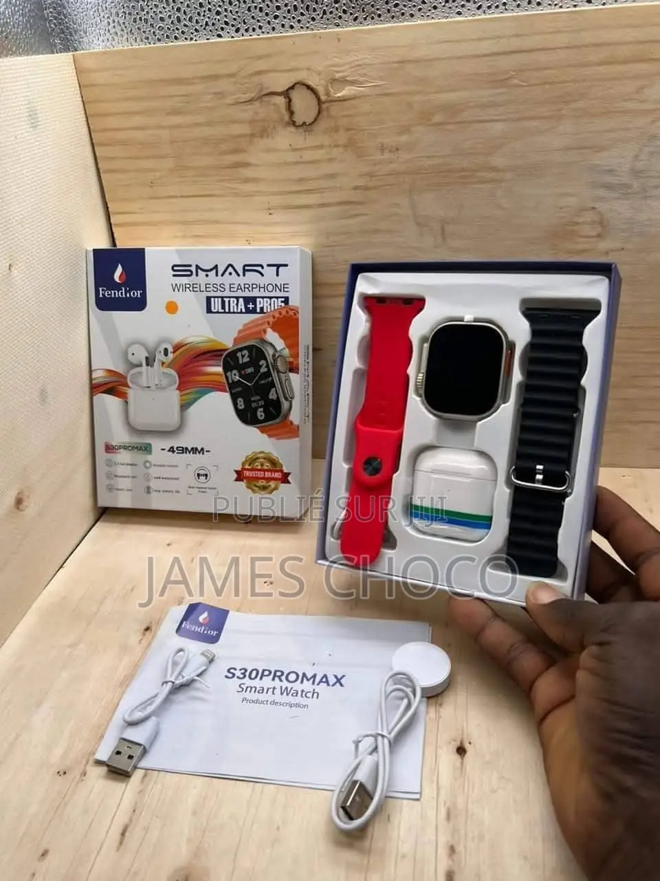 Montre Connecté S30 Pro Max + Ecouteur Sans-Fil