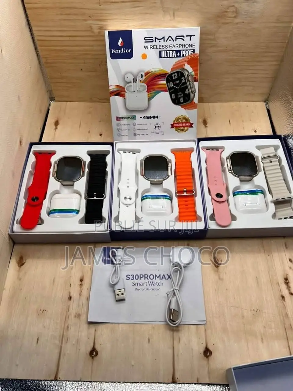 Montre Connecté S30 Pro Max + Ecouteur Sans-Fil