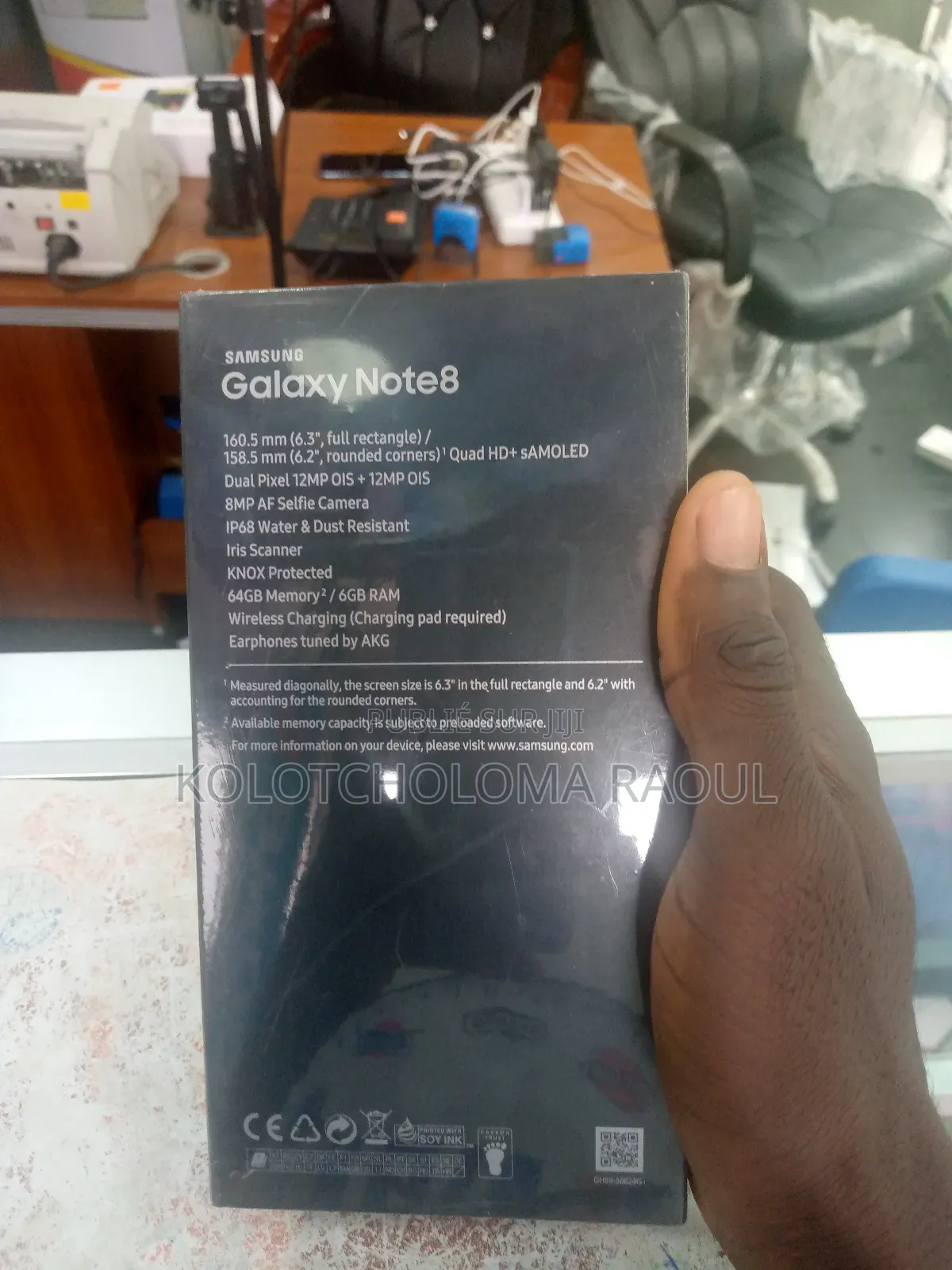 Neuf Samsung Galaxy Note 8 64 GB Noir