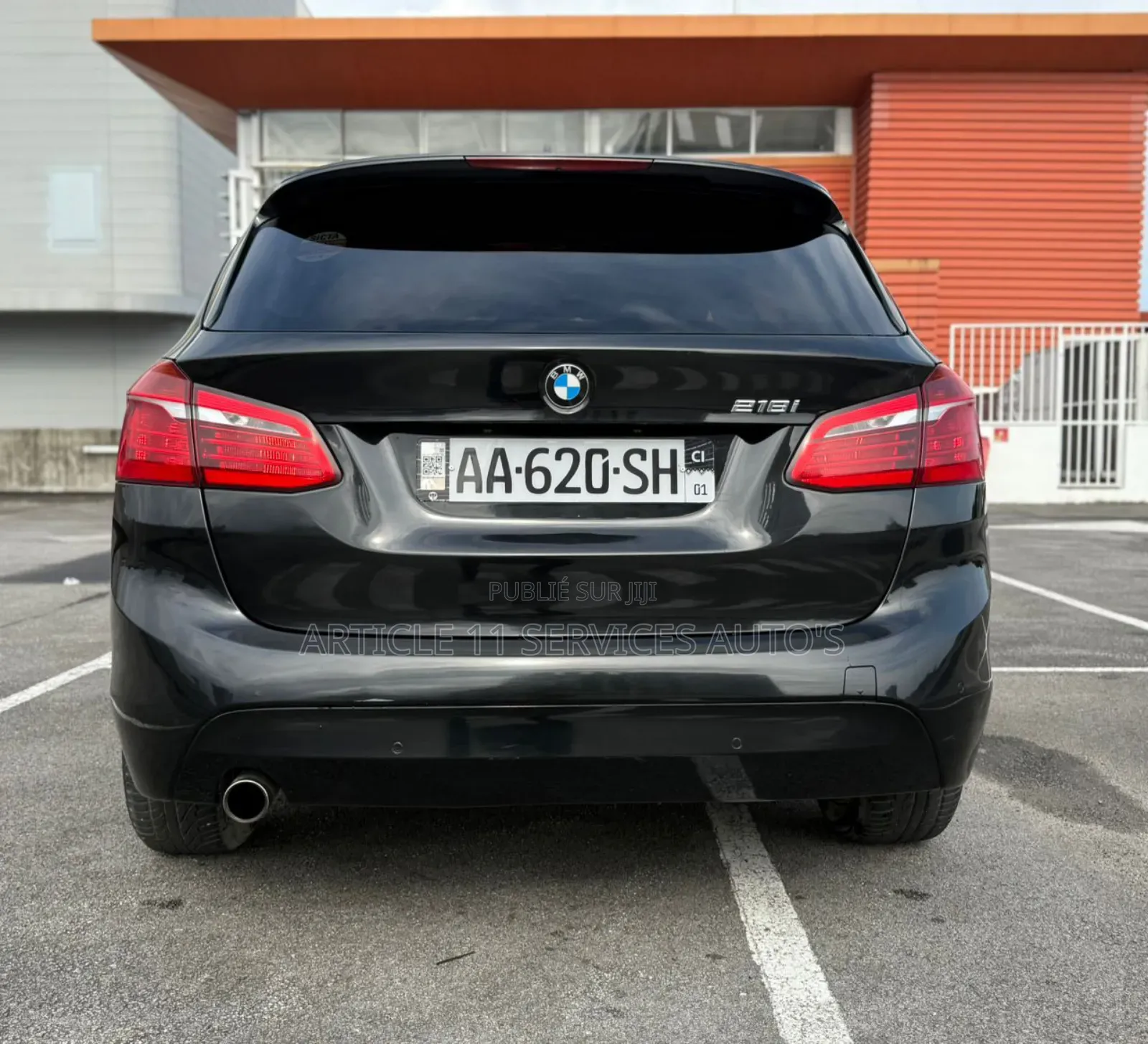 BMW 218i 2015 Noir