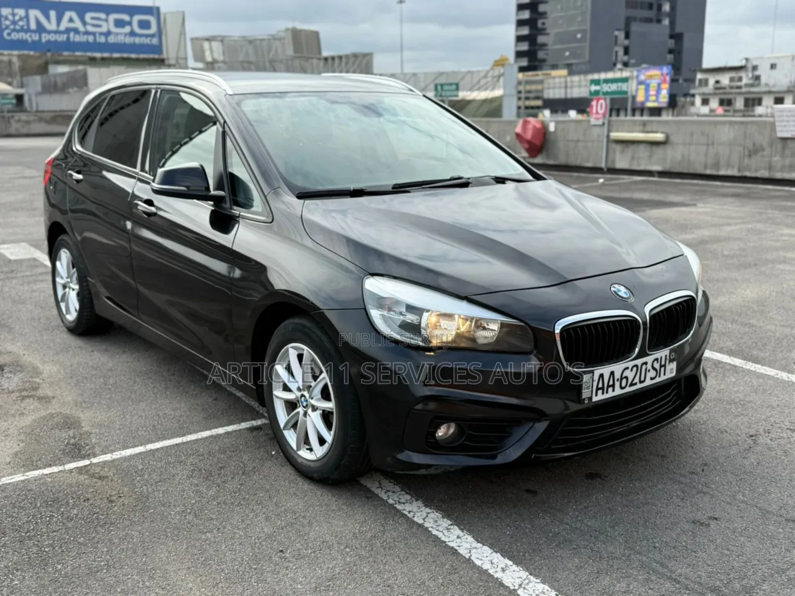 BMW 218i 2015 Noir