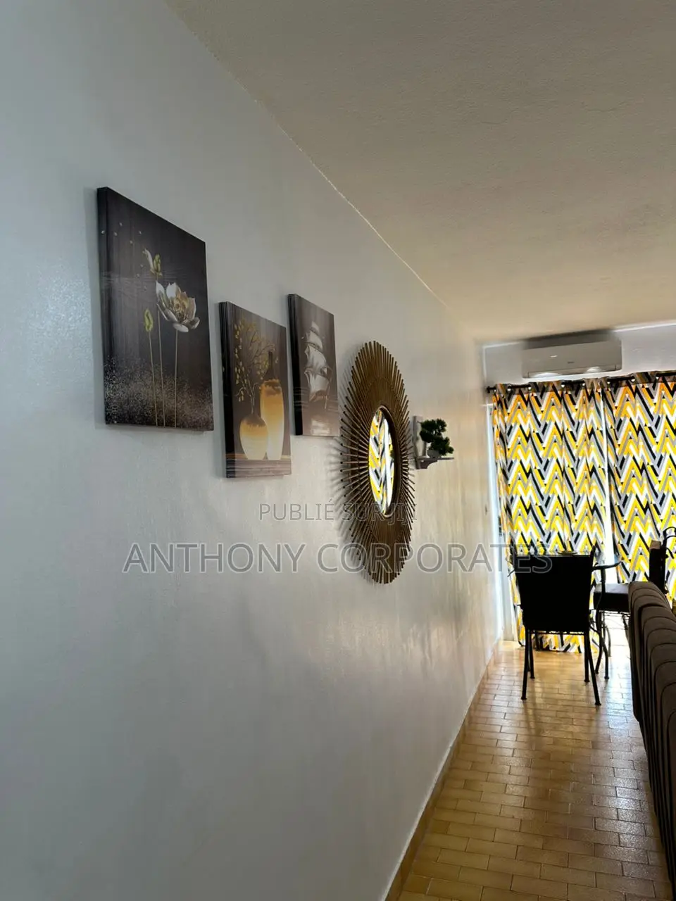Furnished 1chbre Appartement dans Anthony Herve, Port-Bouët à Louer