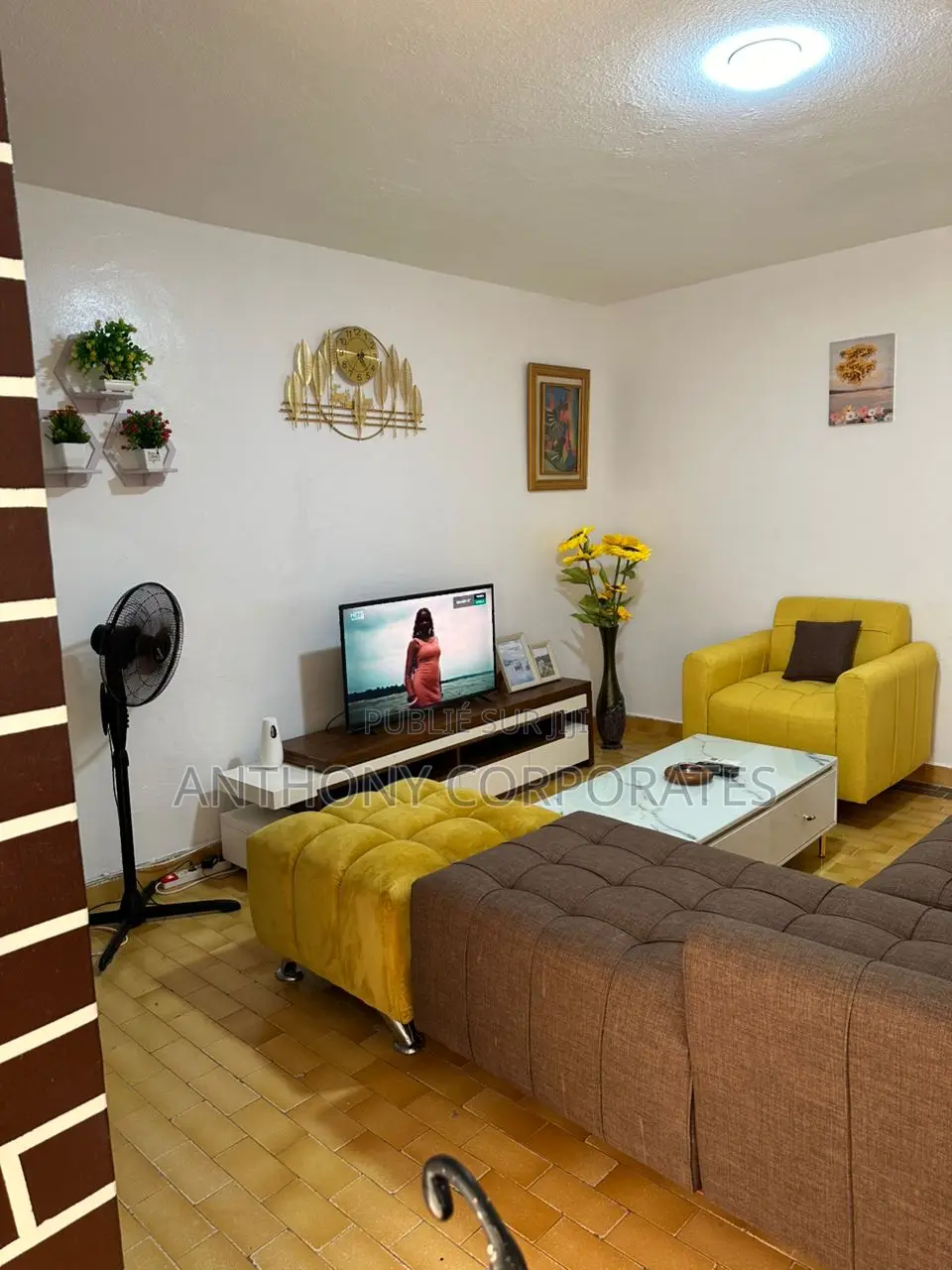 Furnished 1chbre Appartement dans Anthony Herve, Port-Bouët à Louer