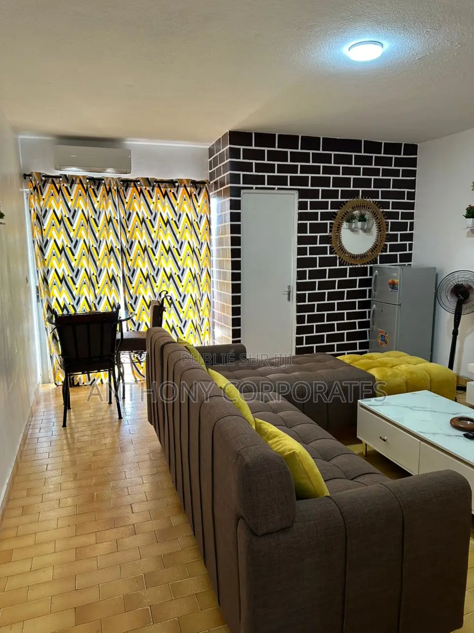 Furnished 1chbre Appartement dans Anthony Herve, Port-Bouët à Louer