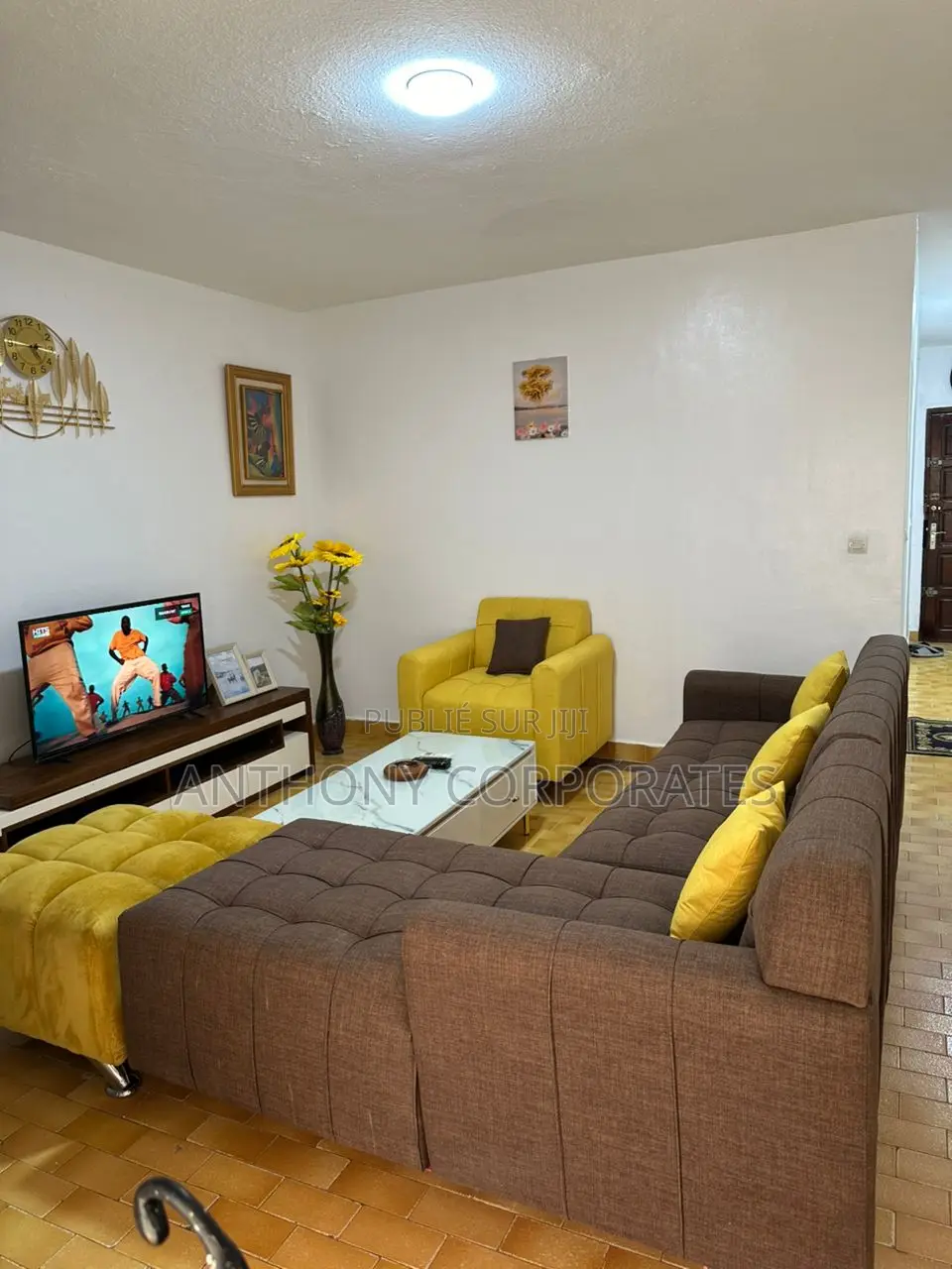 Furnished 1chbre Appartement dans Anthony Herve, Port-Bouët à Louer