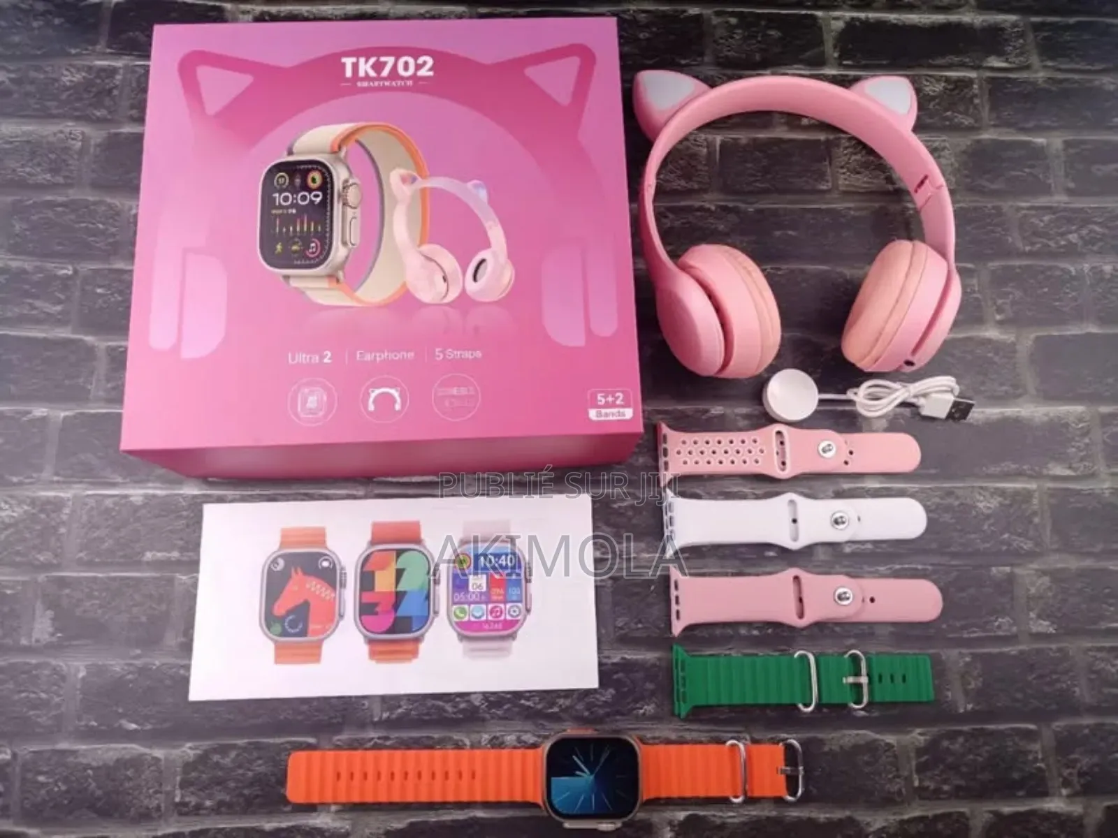 Montres Intelligentes Ultra-2 + 1 Casque Bluetooth +