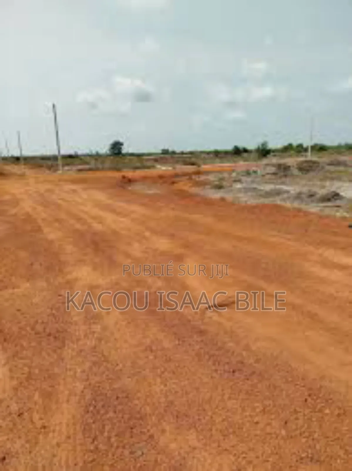 Terrain En Vent En Bordure De La Nouvelle À Assinie.