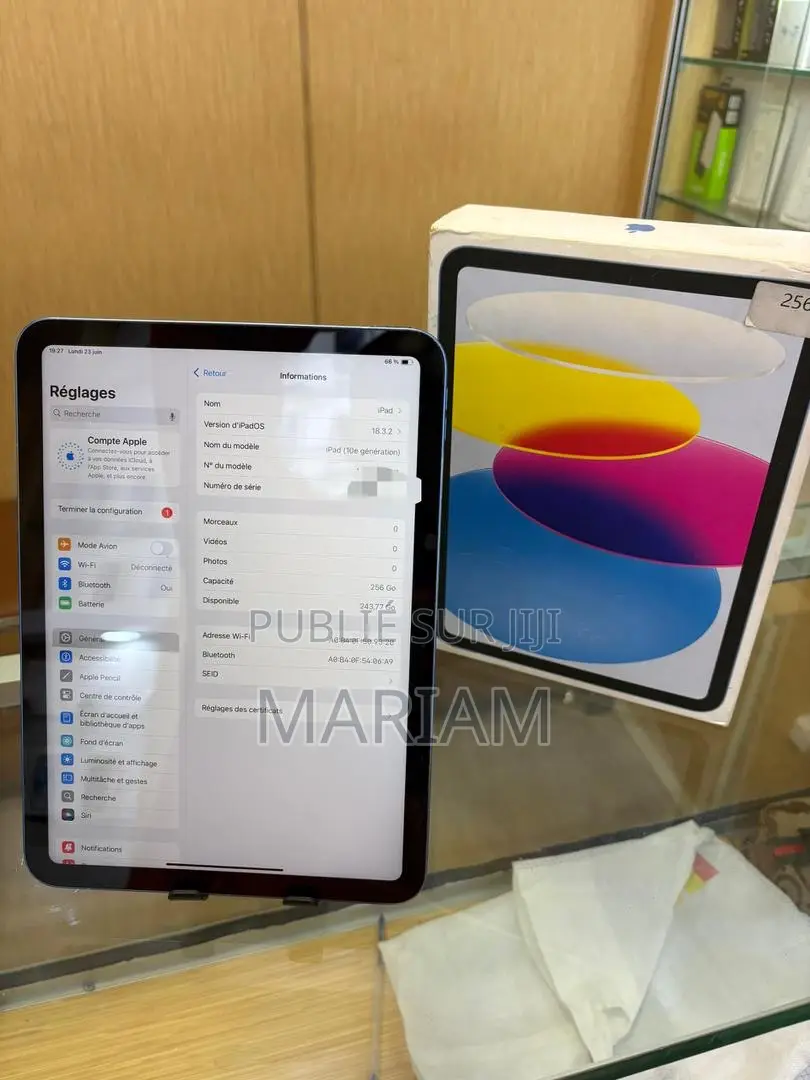 New Pomme iPad 10.2 (2020) Wi-Fi 256 GO Bleu