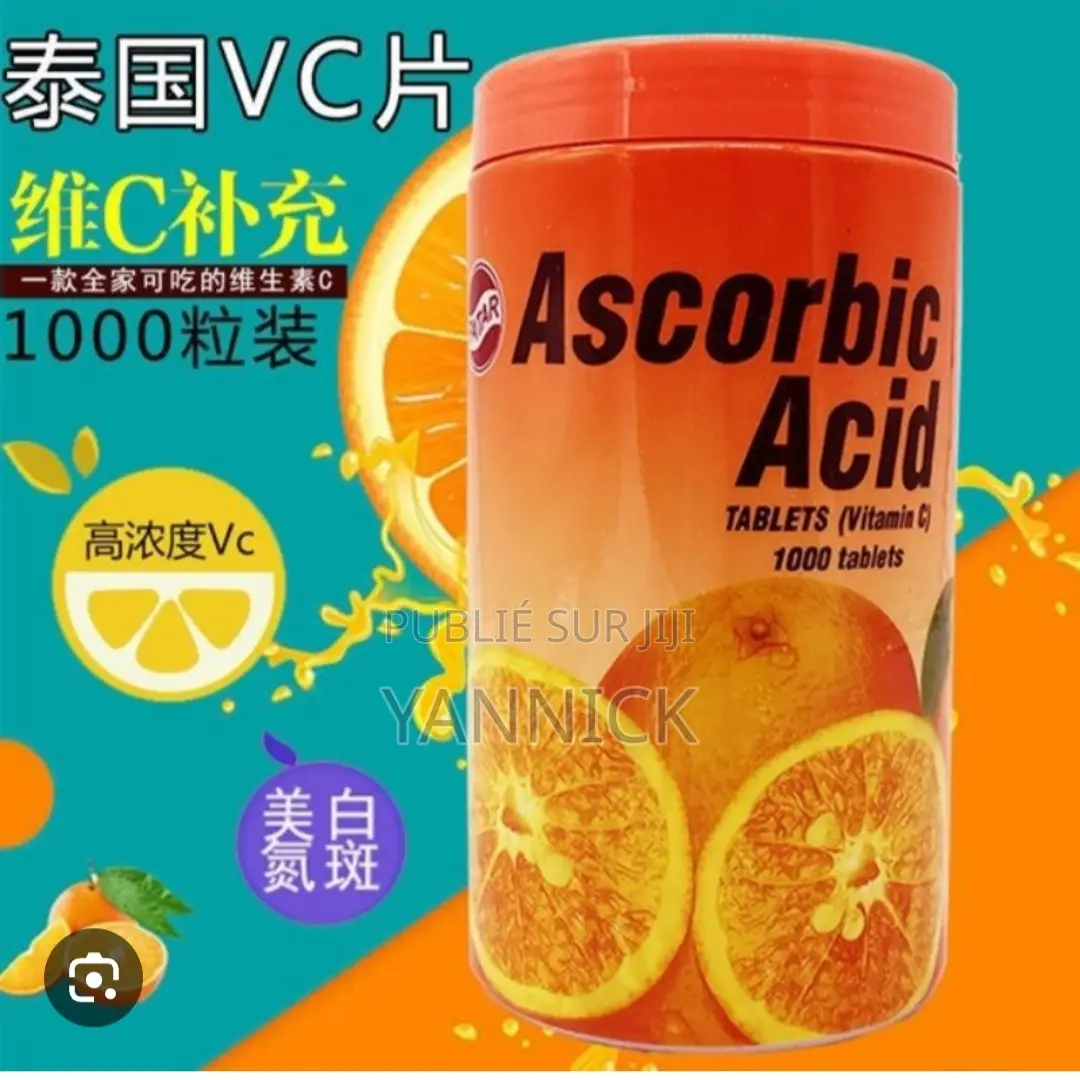 Vitamine C, Patar 1000 Capsules Éclaircissantes Dans La Boît