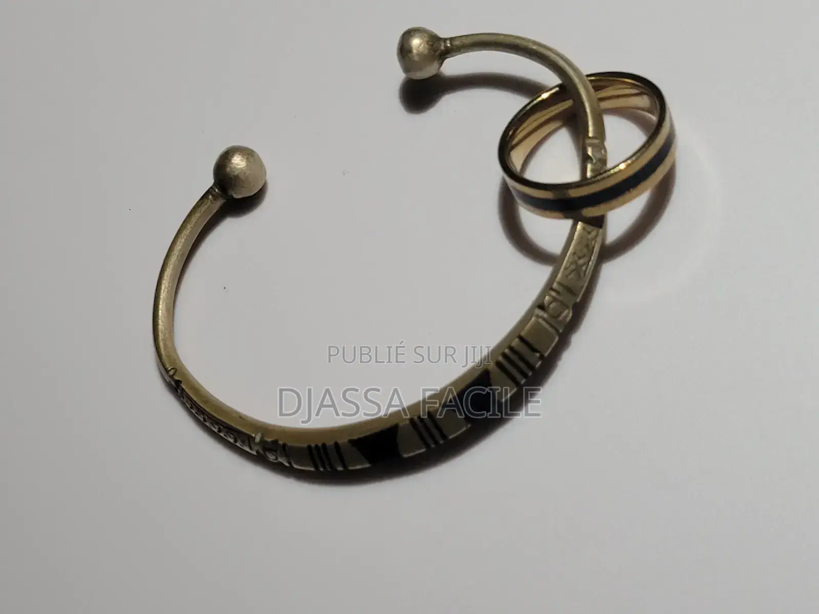 Ensemble Bracelet Et Bague Touareg