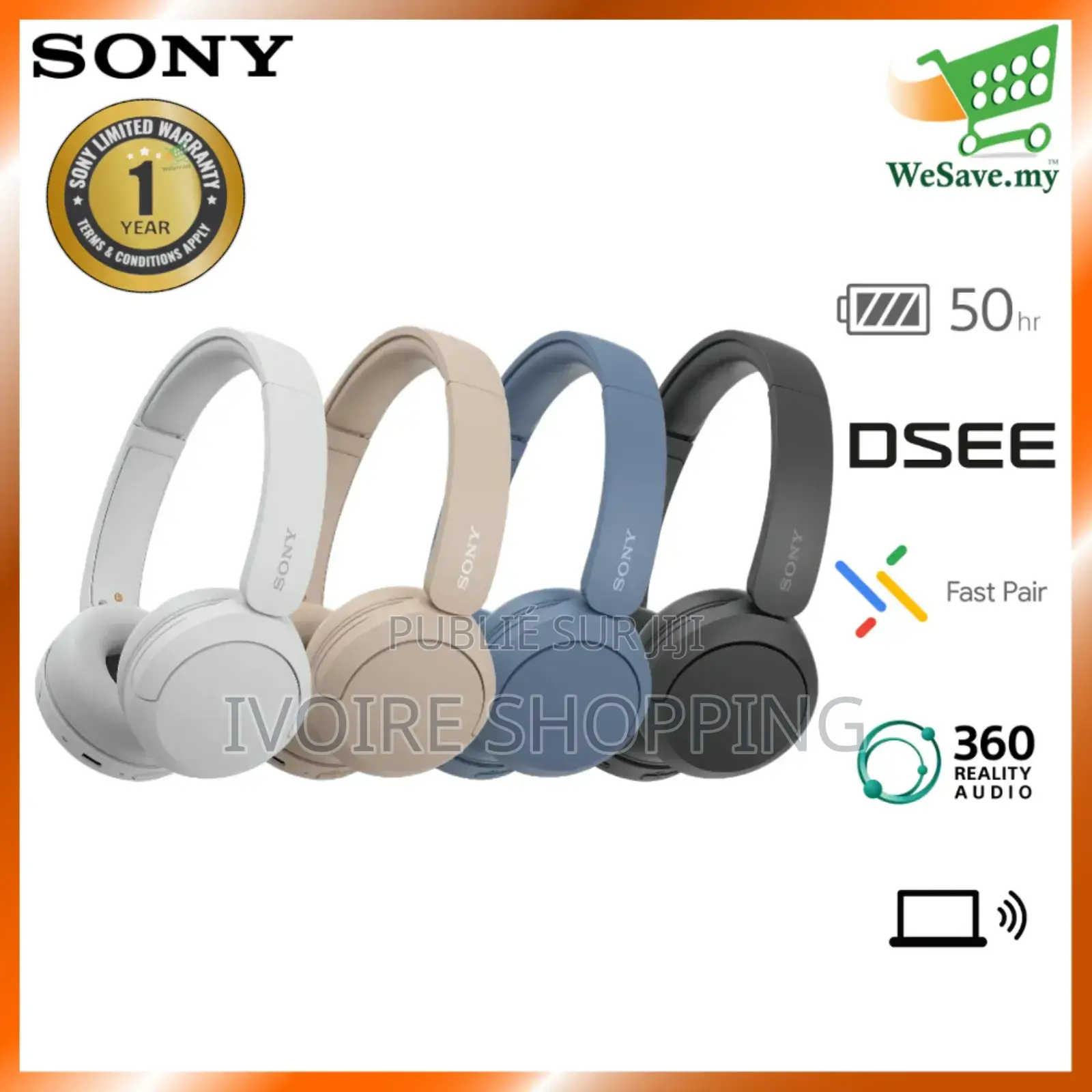 Casque Sony Wh-Ch520
